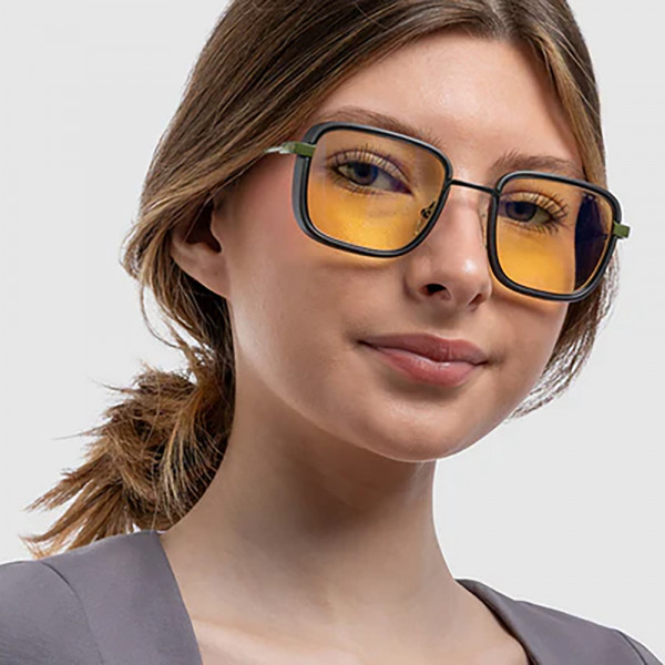Gunnar Fallout Vault 33 Gunmetal / Olive (Amber Lens Tint)  